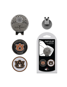 Team Golf Auburn Golf Cap Clip with 2 Ball Markers