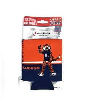 Sewing Concepts Standing Aubie Can Koozie