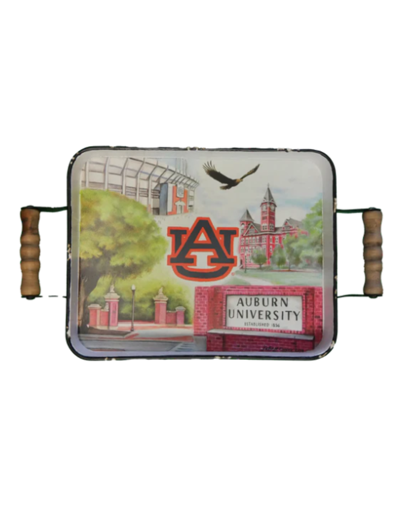 Valiant Gifts Auburn Campus Enamel Tray J&M Bookstore Downtown