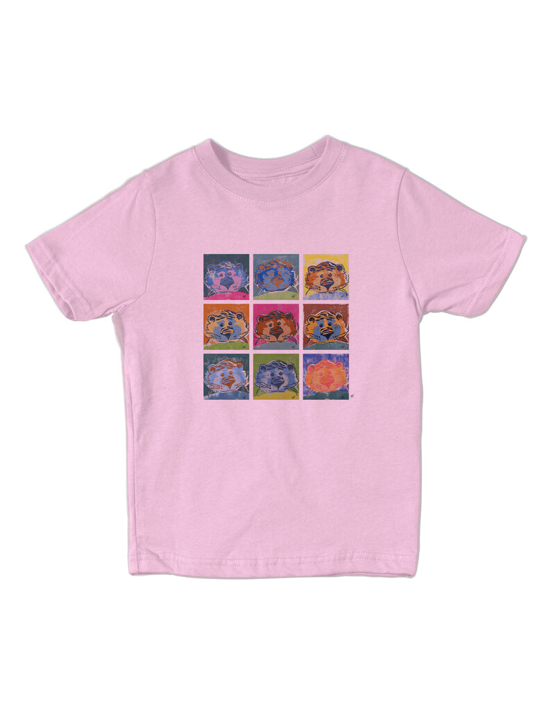 MV Sport Watercolor Aubie Collage Toddler T-Shirt