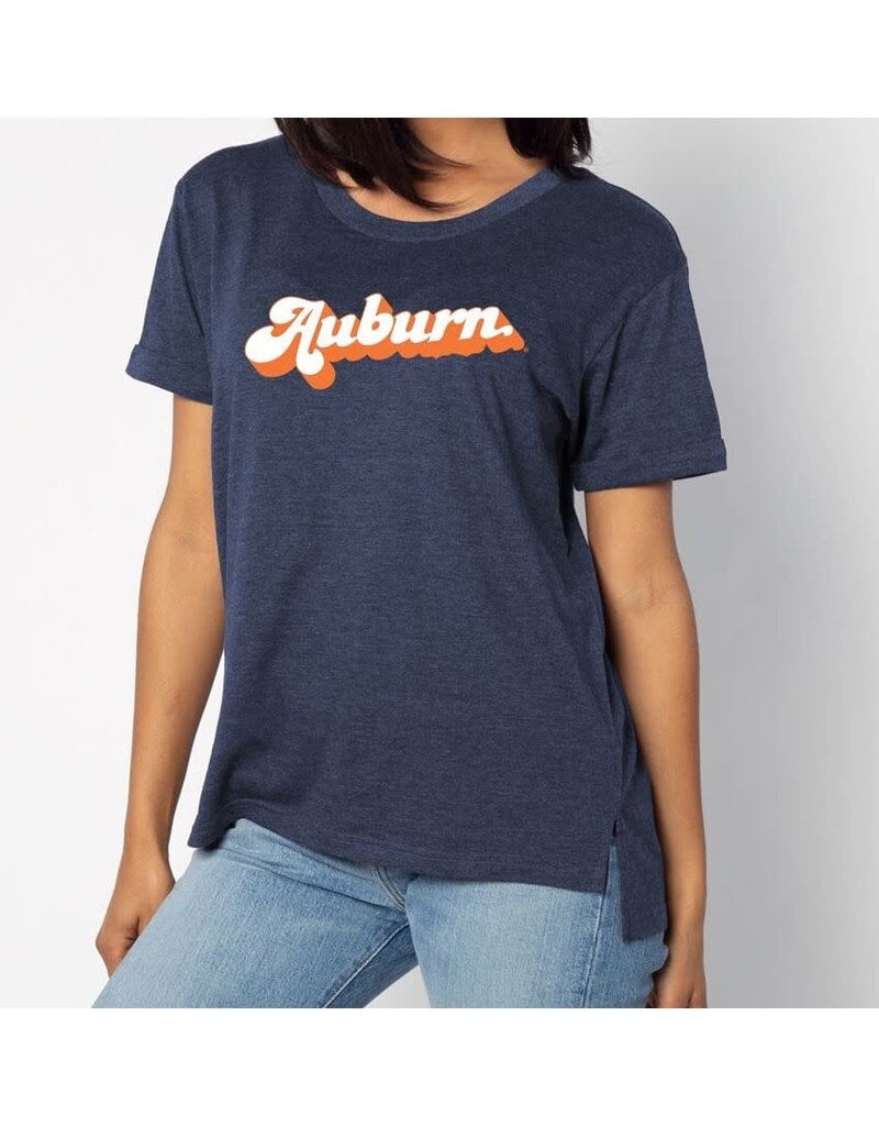 Chicka-D Bubble Auburn Ladies T-Shirt