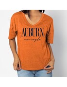 Chicka-D V-Neck Auburn War Eagle Ladies T-Shirt