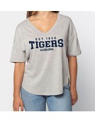 Chicka-D V-Neck Est 1856 Tigers Auburn Ladies T-Shirt