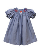 Vive La Fete New Aubie AU Smocked Toddler Dress