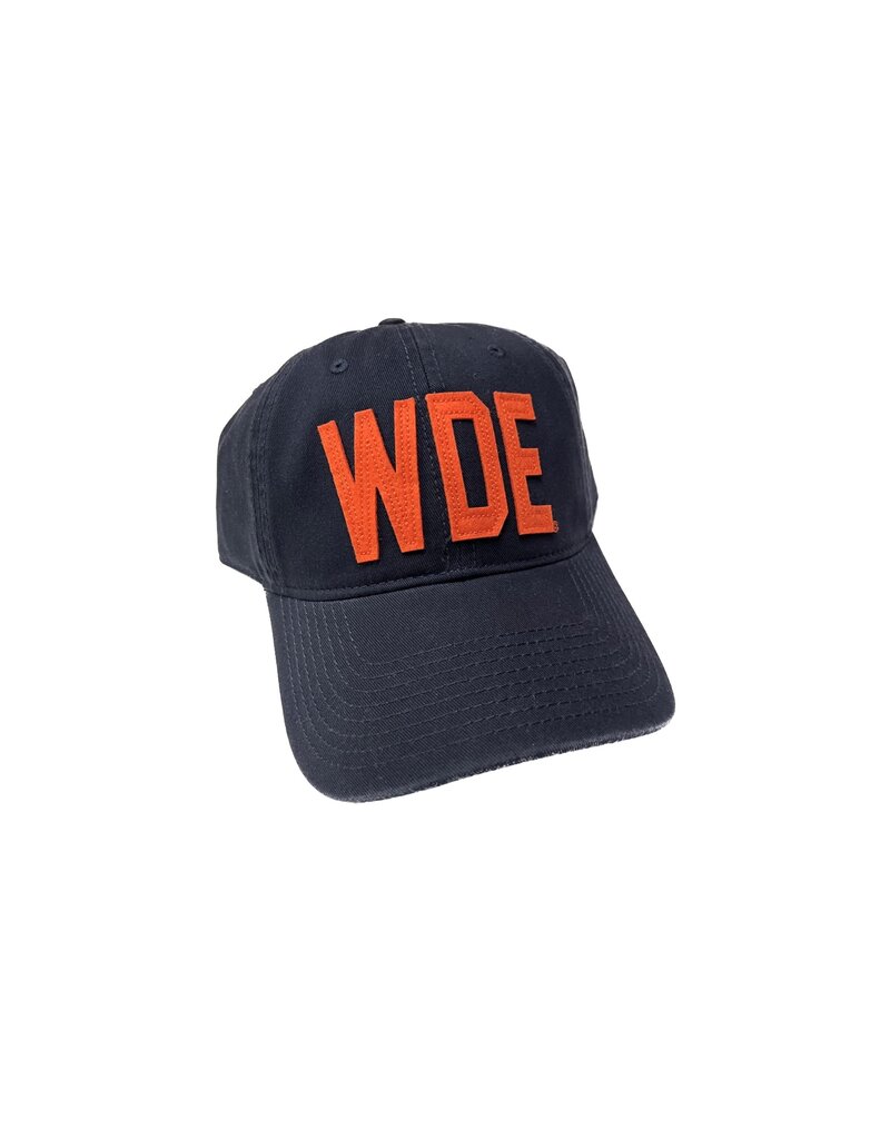 The Game WDE Navy Hat with Felt Letters