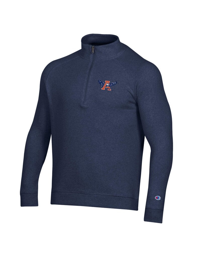 Champion 1/4 Zip Eagle Thru A Fleece Pullover