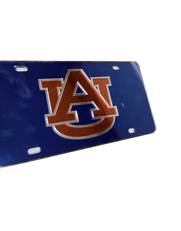Craftique AU Navy Mirrored Car Tag