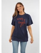 Chicka-D Script War Eagle Effortless Ladies T-Shirt