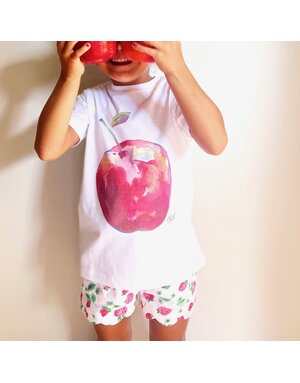 MV Sport Watercolor Apple Toddler T-Shirt