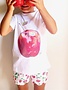 MV Sport Watercolor Apple Toddler T-Shirt