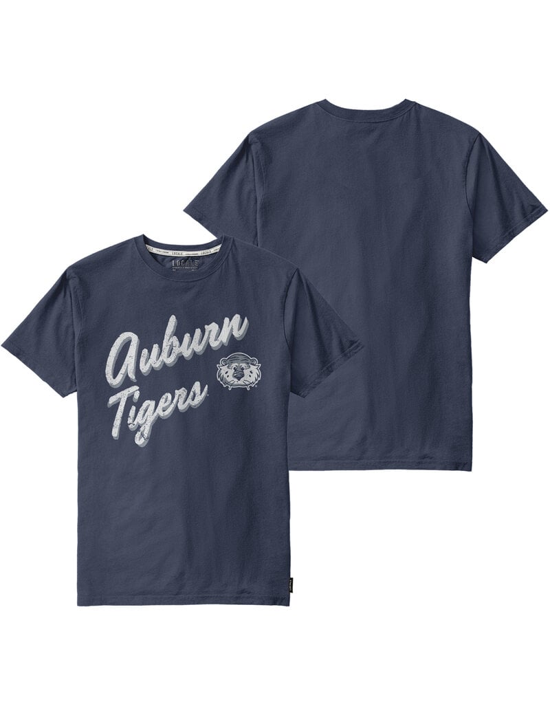 League Collegiate Wear Script Auburn Tigers with New Aubie T-Shirt