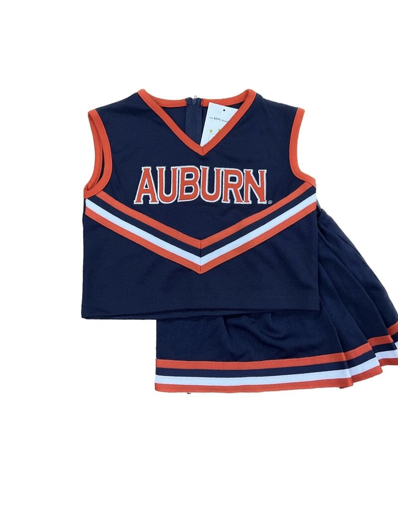 Little King Auburn Emb 2 Piece Cheer Outfit