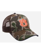 Orange AU Camo Hat with Brown Mesh