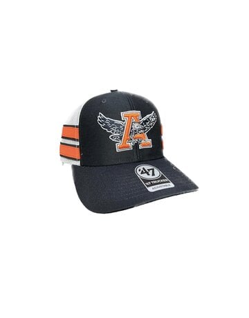 47 Brand Eagle Thru A Power Stripe Trucker Hat