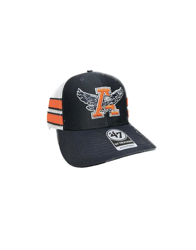 47 Brand Eagle Thru A Power Stripe Trucker Hat