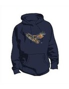 Art by LJD Watercolor Eagle Lightweight French Terry Hoodie