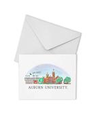 Valiant Gifts Auburn Skyline Boxed Note Cards 10 Pack