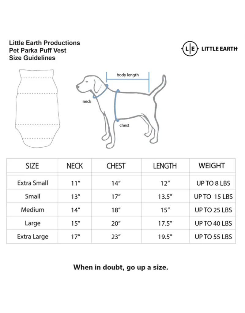 Little Earth Productions AU Pet Puffer Vest