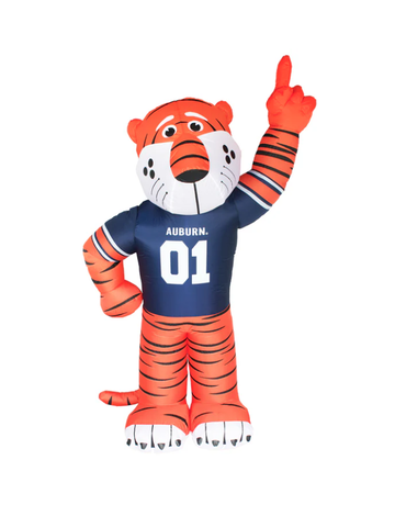 Logo LED Lit 7 foot Inflatable Aubie