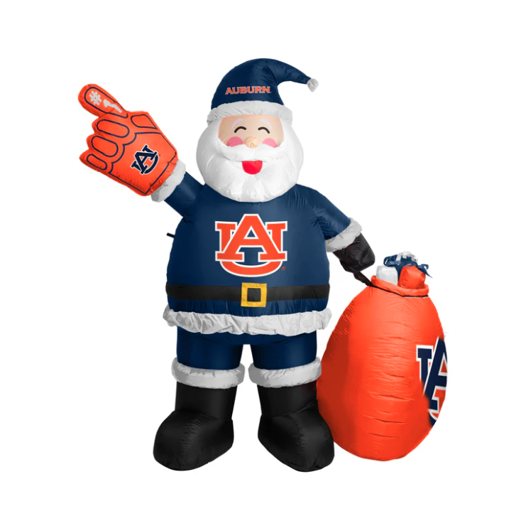 Logo LED Lit 7 foot Inflatable AU Santa - J&M Bookstore Downtown