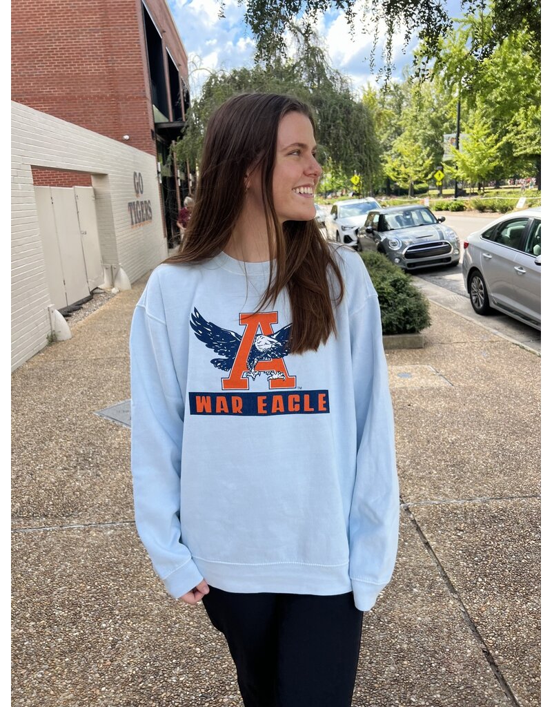 Blue 84 Eagle Thru A Fleece Crew