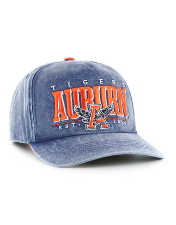 47 Brand Auburn Eagle Thru A Vintage Denim Hat