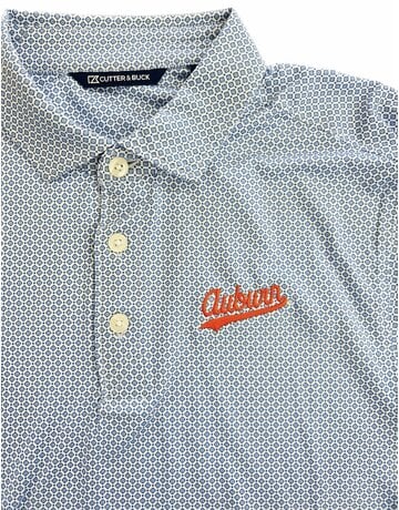 Cutter & Buck Script Auburn Square Diamond Polo