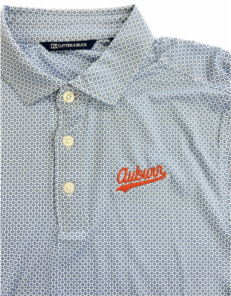 Cutter & Buck Script Auburn Square Diamond Polo