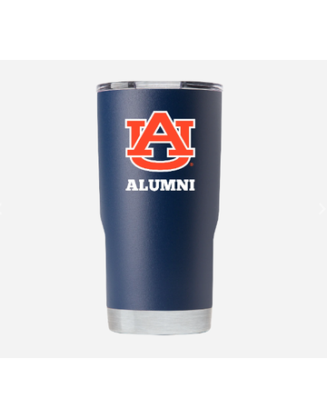 Gametime Lights LLC AU Alumni Navy 20 oz. Tumbler with Lid