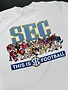 New World Graphics SEC Mascots Football T-Shirt
