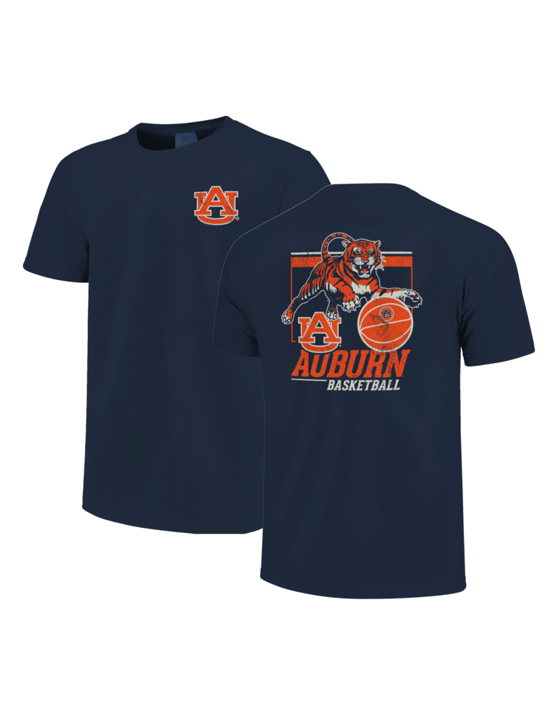 Image One Auburn Basketball Leaping Tiger T-Shirt