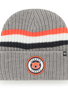 47 Brand Circle AU Auburn Tigers Grey Striped Beanie