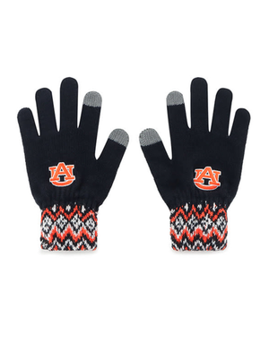 47 Brand Womens AU Argyle Navy Gloves