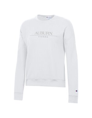 Champion Womens Auburn Bar Tigers Tonal Crew