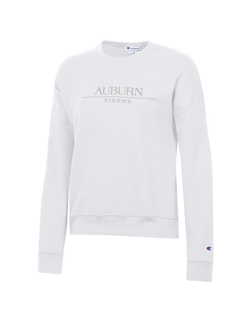 Champion Womens Auburn Bar Tigers Tonal Crew