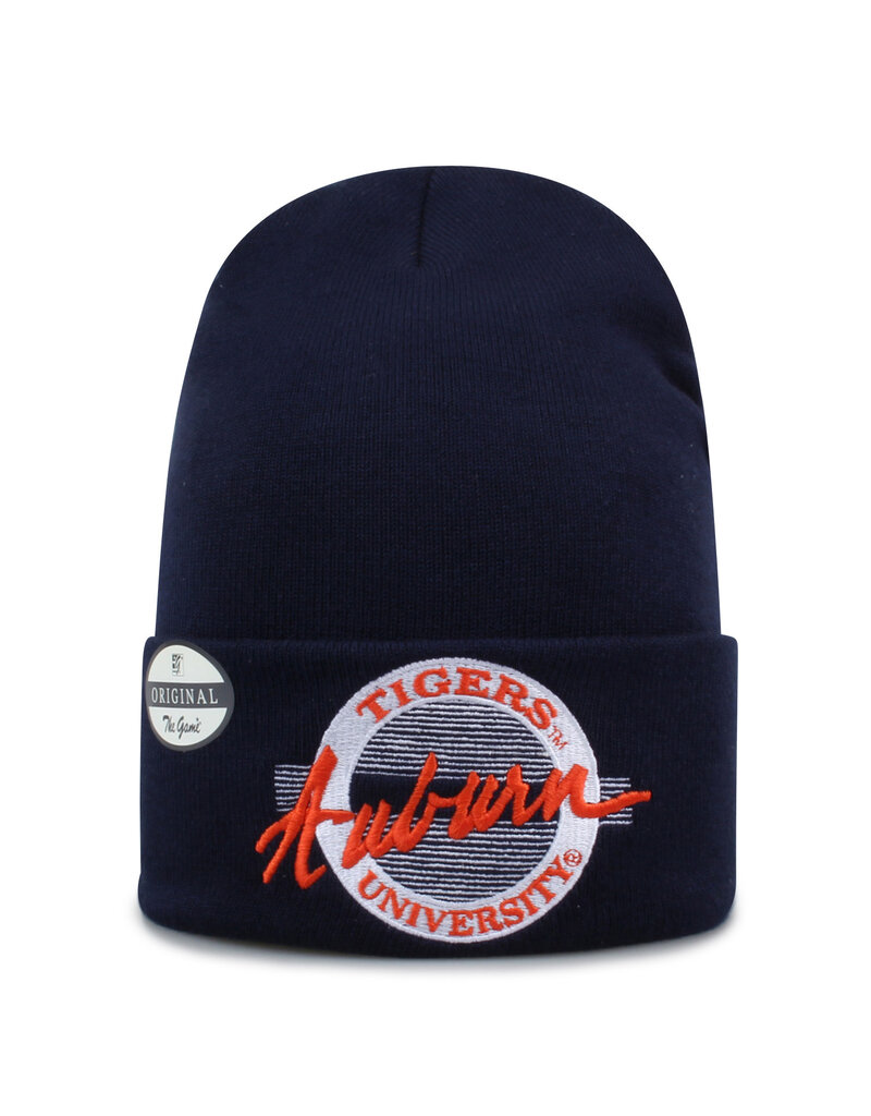 The Game Auburn Circle Throwback Navy Beanie