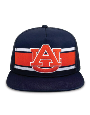 The Game Navy AU Retro Stripe Mesh Back Hat