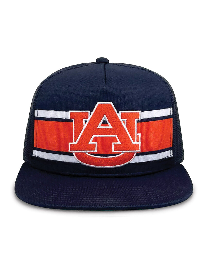 The Game Navy AU Retro Stripe Mesh Back Hat