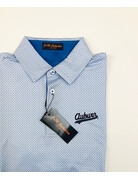 Divots Script Auburn Star Pattern Polo