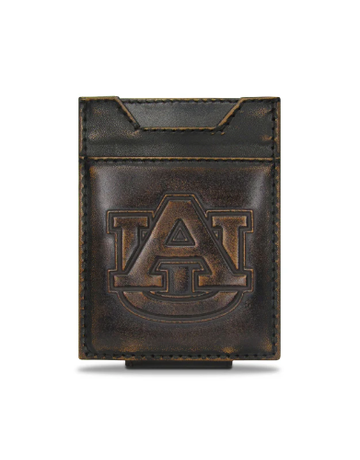 Zep Pro Burnished Antique Brown Front Pocket Wallet