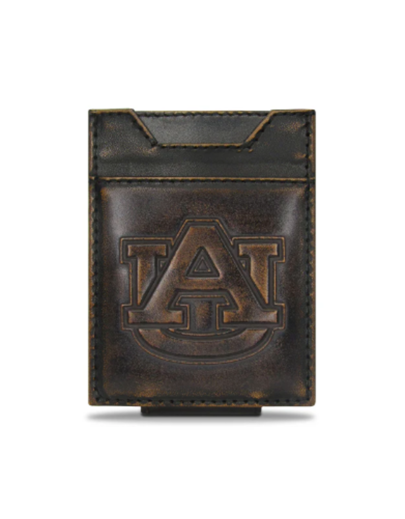 Zep Pro Burnished Antique Brown Front Pocket Wallet