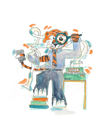 Art by LJD Accounting Aubie