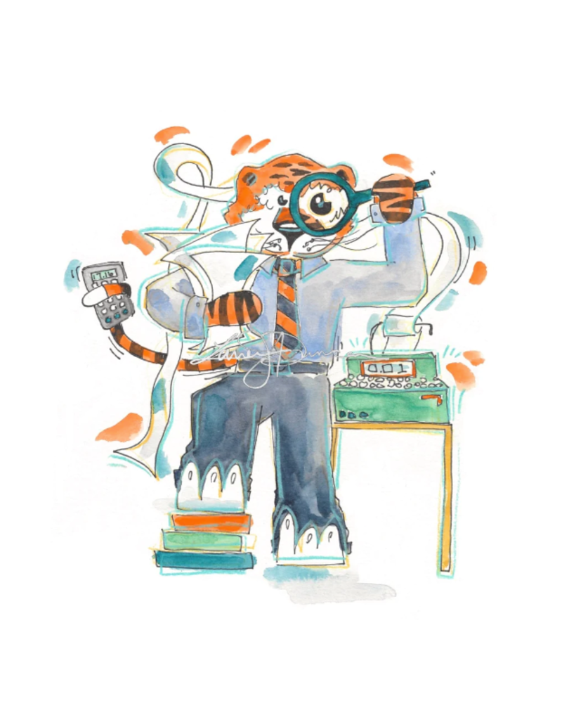 Art by LJD Accounting Aubie