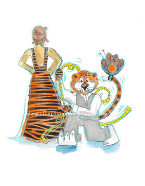 Art by LJD Apparel Merchandising & Design Aubie
