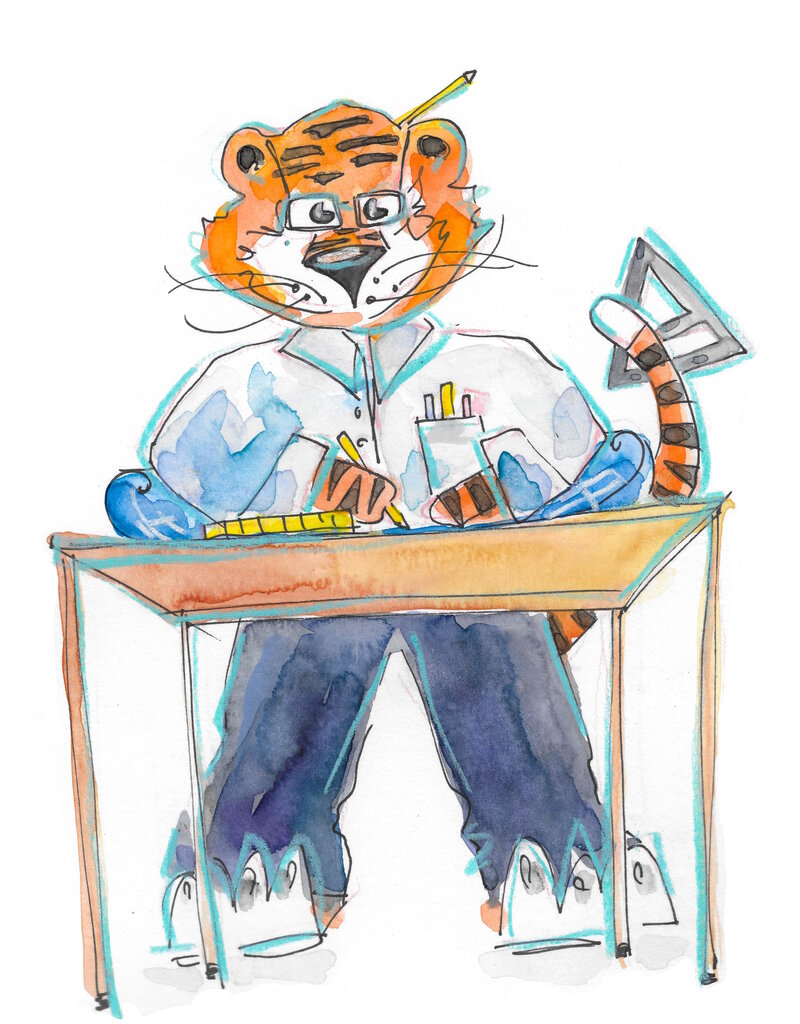 Art by LJD Architect Aubie