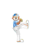 Art by LJD Baseball Aubie
