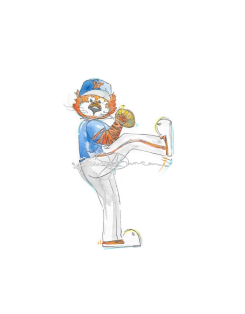 Art by LJD Baseball Aubie