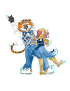Art by LJD AU Singer Aubie