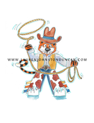 Art by LJD Cowboy Aubie