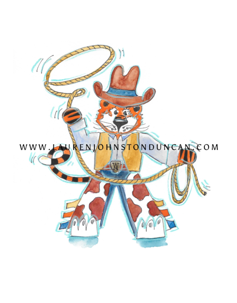Art by LJD Cowboy Aubie
